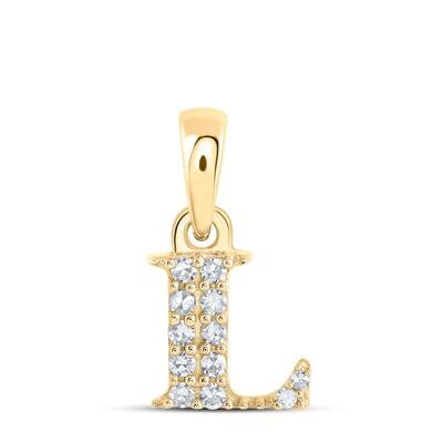 10k Solid Gold | Diamond Custom Name Letter Initial | For Kids Boy Girl Baby Ladies | Christmas Gift