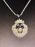 Load image into Gallery viewer, Genuine real diamond lion king pendant not CZ not lab made not moissanite not simulated! 100% real natural diamonds best gift unbeatable!
