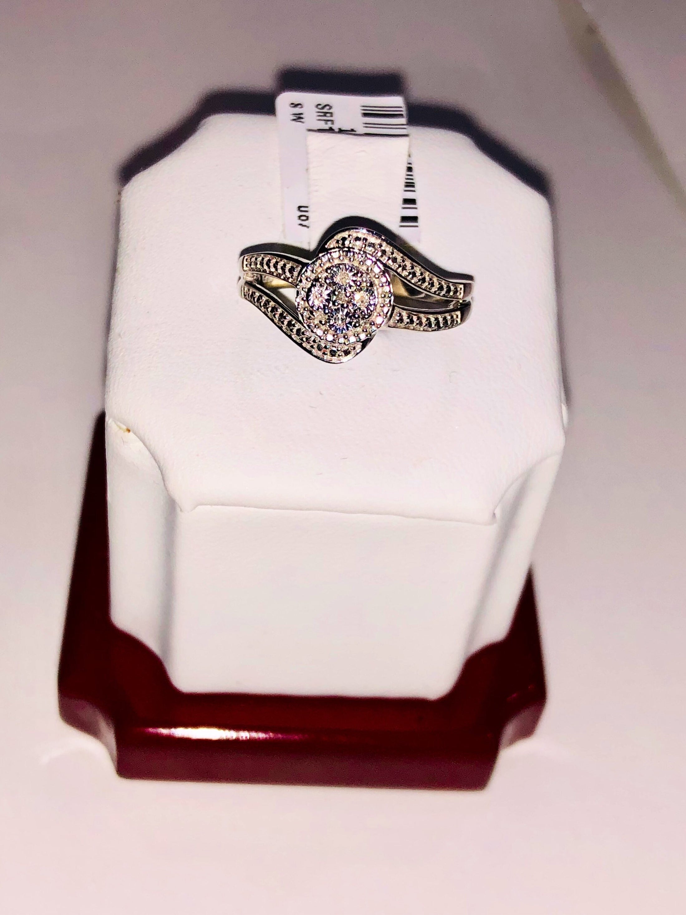 Real genuine natural diamond promise ring - engagement ring- wedding ring- anniversary birthday gift beautiful huge sale 100% real diamonds