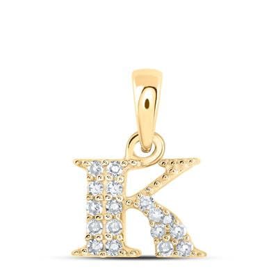 10k Solid Gold | Diamond Custom Name Letter Initial | For Kids Boy Girl Baby Ladies | Christmas Gift