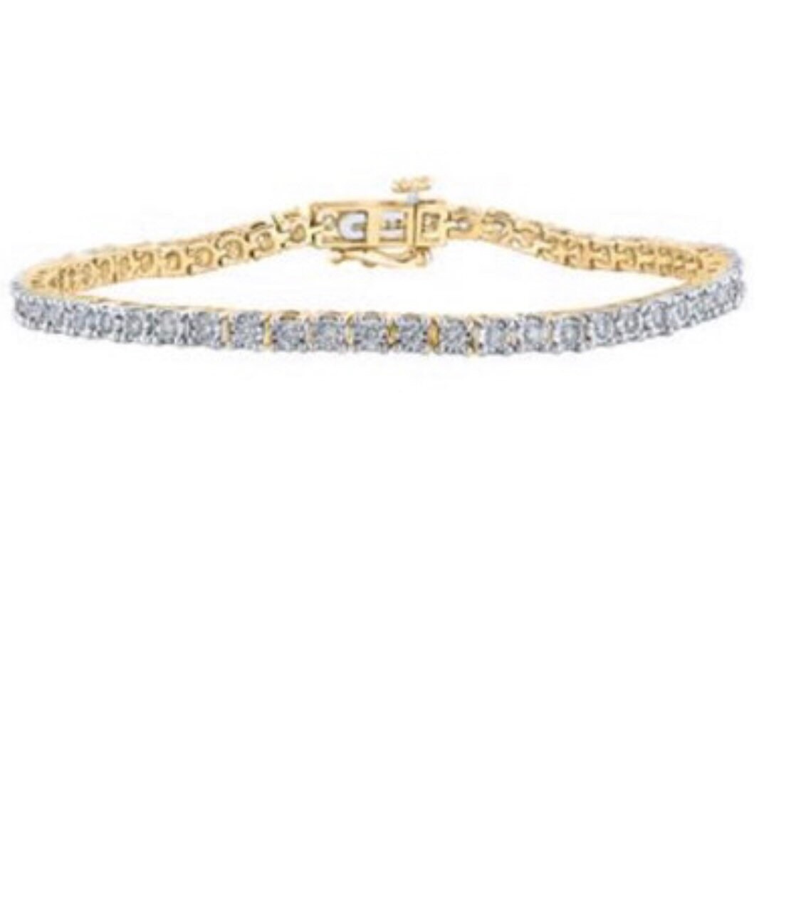 14kt Real Gold 2 carat Natural SI certified Diamond Tennis Bracelet NOT plated FREE appraisal best Gift Unbeatable unbelievable Best Gift!