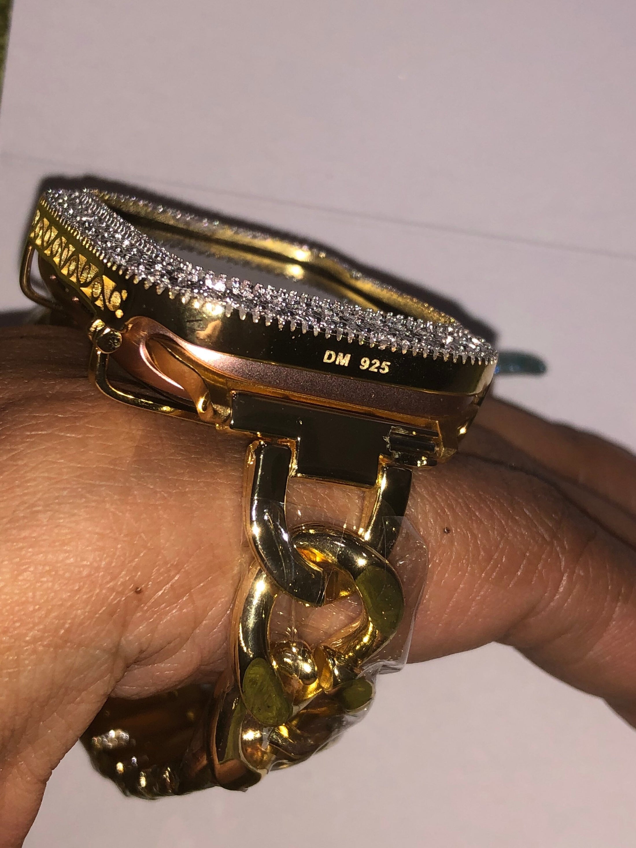 Genuine Diamond Apple Watch Case | Luxury Diamond Watch Case | Series 7/8 Apple Watch 41/45mm | Apple Watch Bezel Diamond | Hiphop 38mm 40mm