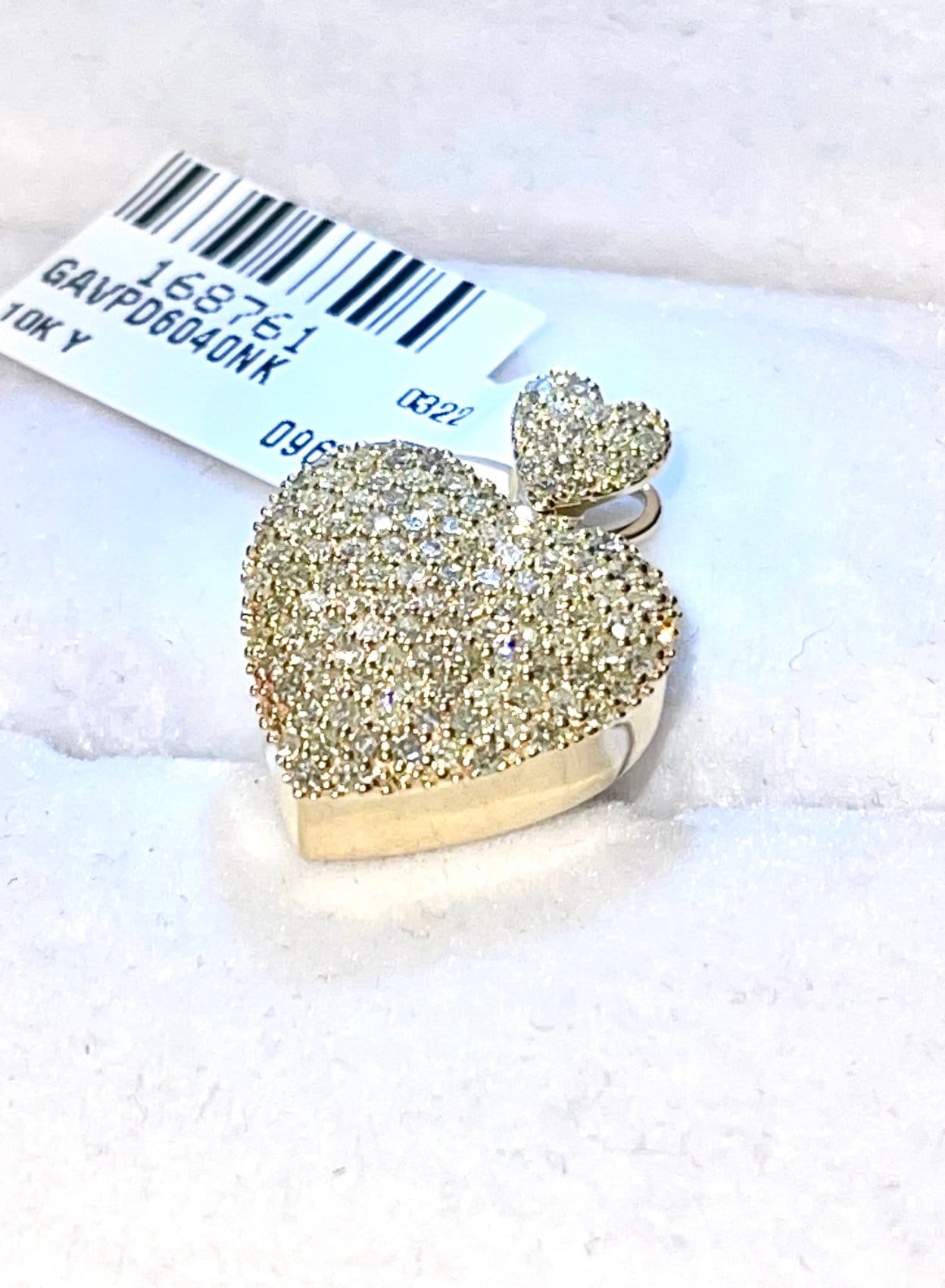 10k Solid Gold Diamond Cremation Urn Pendant | Real Gold Urns | Ash Keepsake Jewelry