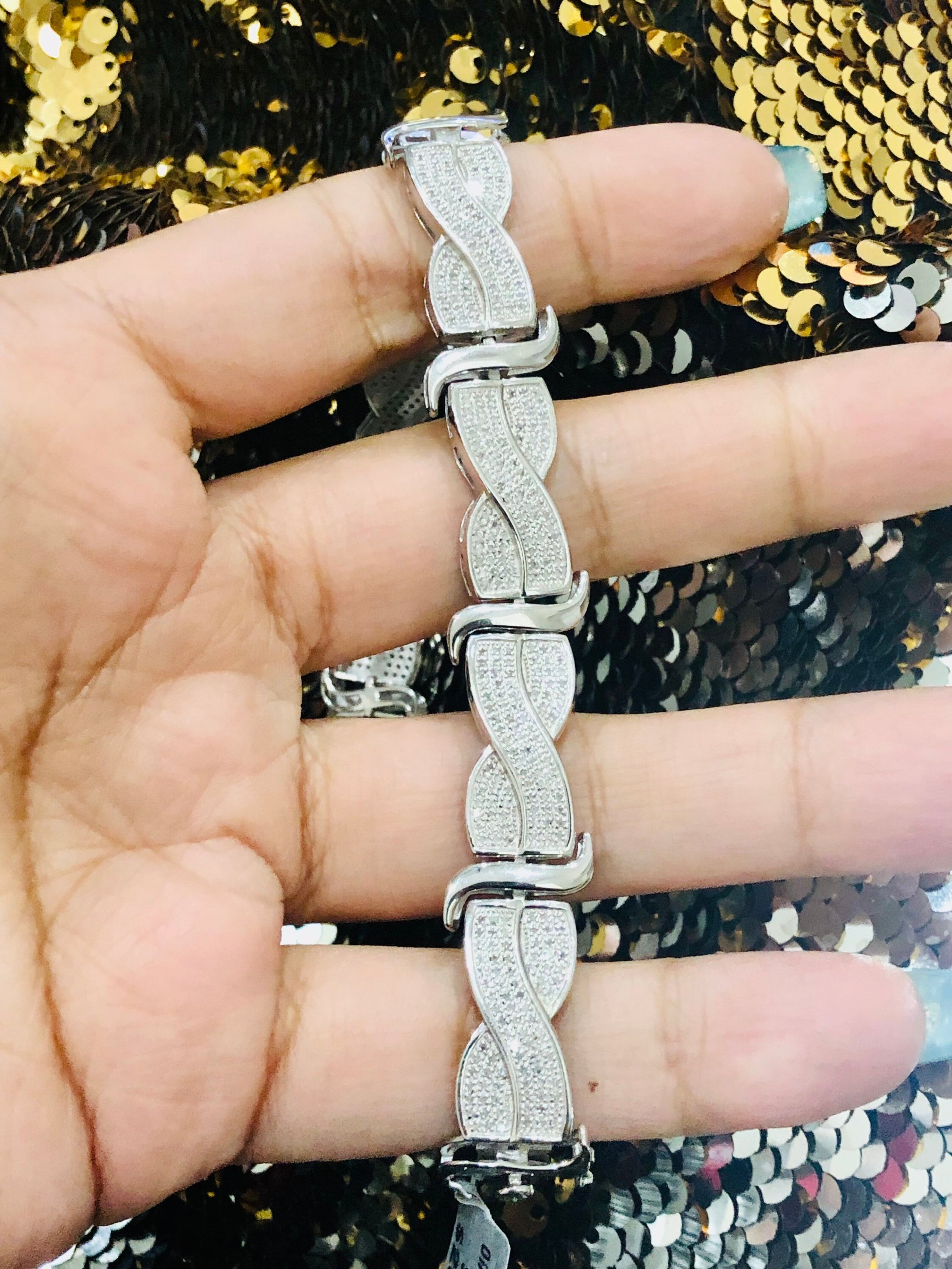 Genuine Real diamond men bracelet Only one ever made exclusive design 2 cttw Real diamonds Anniversary Birthday Christmas Gift for him Sale