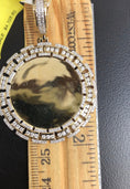 Load image into Gallery viewer, 10kt solid real gold genuine si diamond memory picture memorial charm pendant NOT plated NOT CZ Free Appraisal Best Christmas Keepsake !
