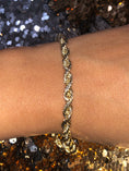 Load image into Gallery viewer, Diamond Cut Rope Bracelet | 10k Gold | 5.1mm | Bracelet | Rope | For Her | For Him | Christmas Gift
