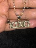 Load image into Gallery viewer, 10k solid gold KING pendant for men, NOT plated, gift for him, holiday sale, best gift for dad, husband, boyfriend, free appraisal, wow
