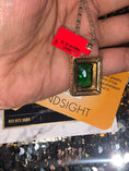 Load image into Gallery viewer, Genuine real diamond emerald pendant, beautiful natural diamond necklace for women, emerald diamond charm, Not CZ, best gift for women, HOT
