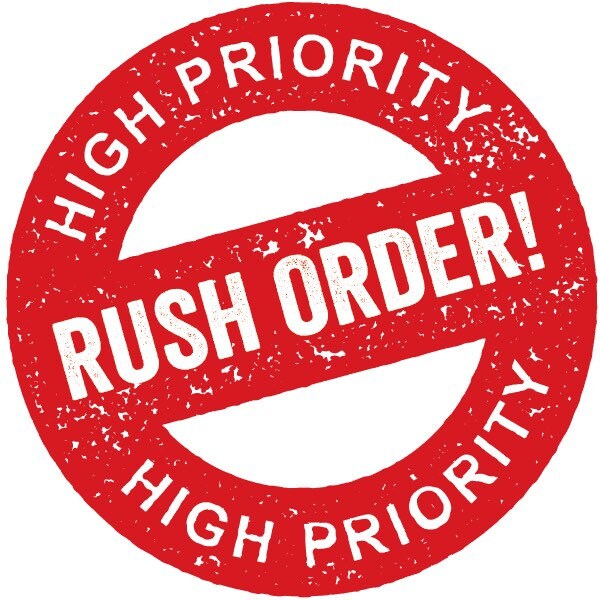 Rush order, urgent order, expedited service, priority service, express service and shipping. Last minute gift, urgent gift, forgot gift,