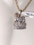 Load image into Gallery viewer, Real Diamond Lion pendant, diamond lion charm for men, custom designed natural diamond gift for men, NOT CZ not moissanite Huge sale HOT!
