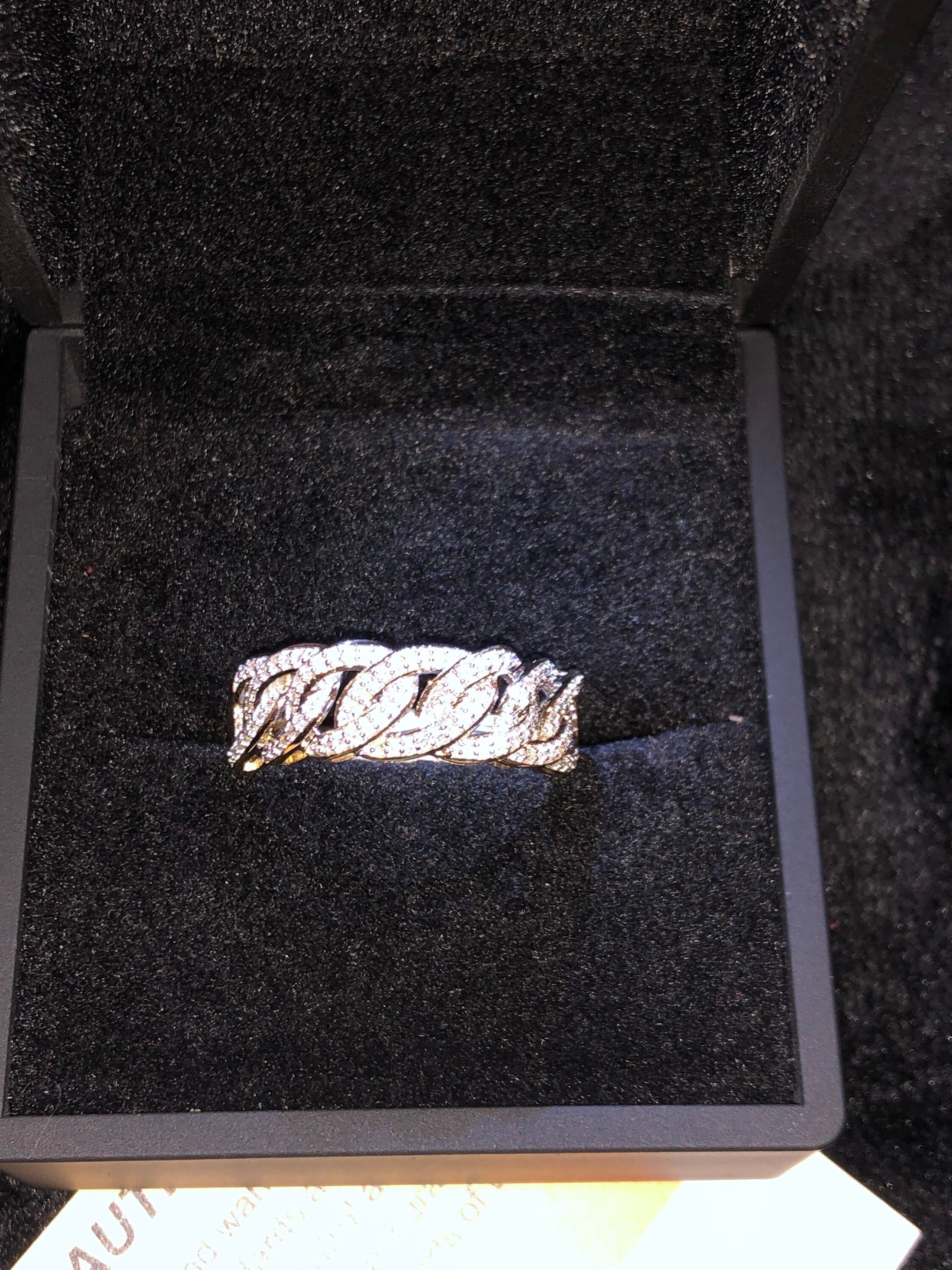 Diamond Ring | 10K Gold | Luxury Cuban Real Gold Diamond Jewelry | HipHop Ring for men | Wedding Band | Real Diamond Ring | Christmas Gift