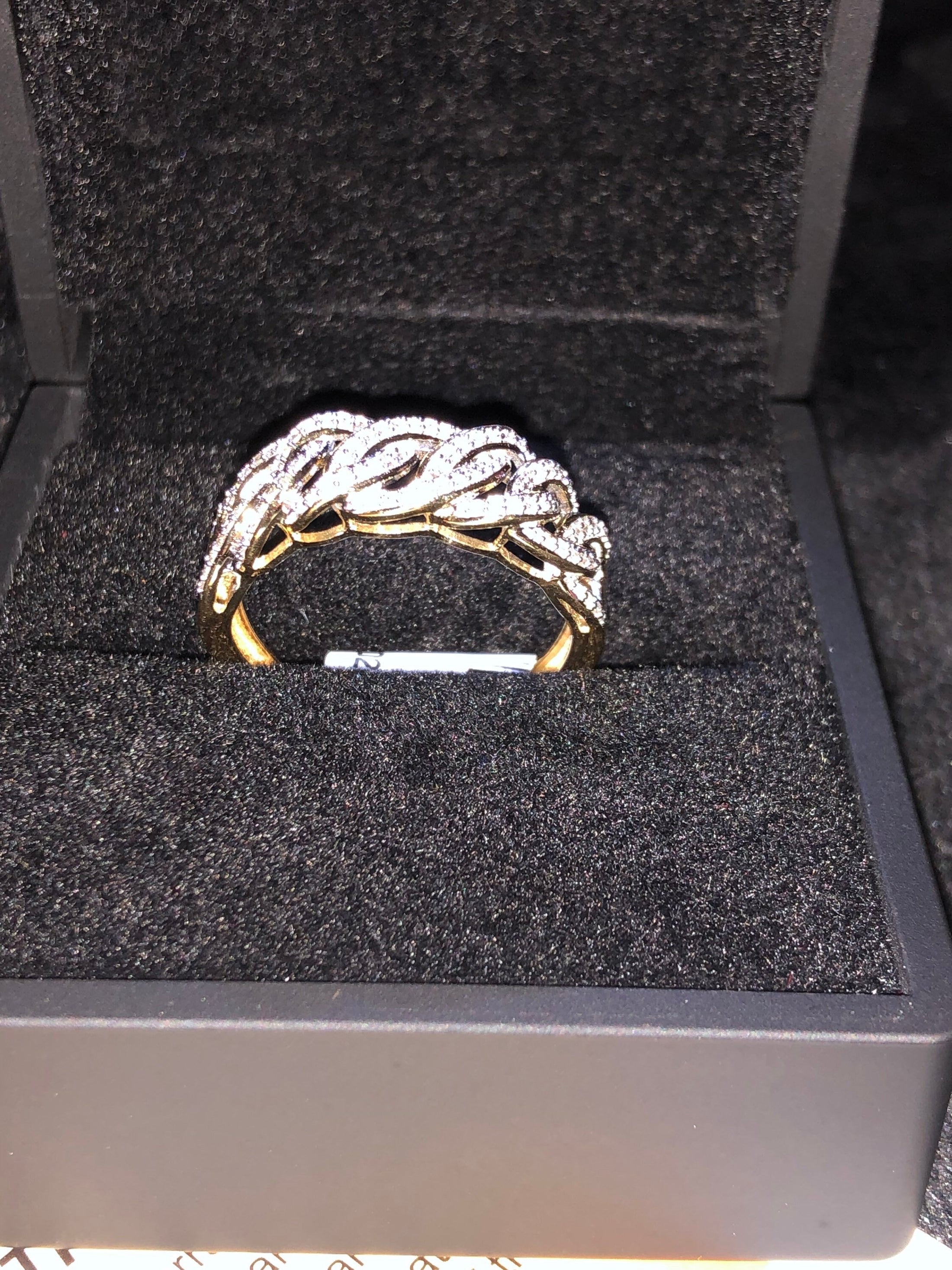 Diamond Ring | 10K Gold | Luxury Cuban Real Gold Diamond Jewelry | HipHop Ring for men | Wedding Band | Real Diamond Ring | Christmas Gift