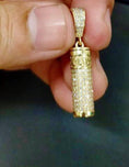 Cargar la imagen en la vista de la galería, Real Diamond Cremation Urn Necklace For Women | Urn Necklace For Human Ashes Real Gold Vermeil | 10k Gold | Ash Holder pendant | Urn Jewelry
