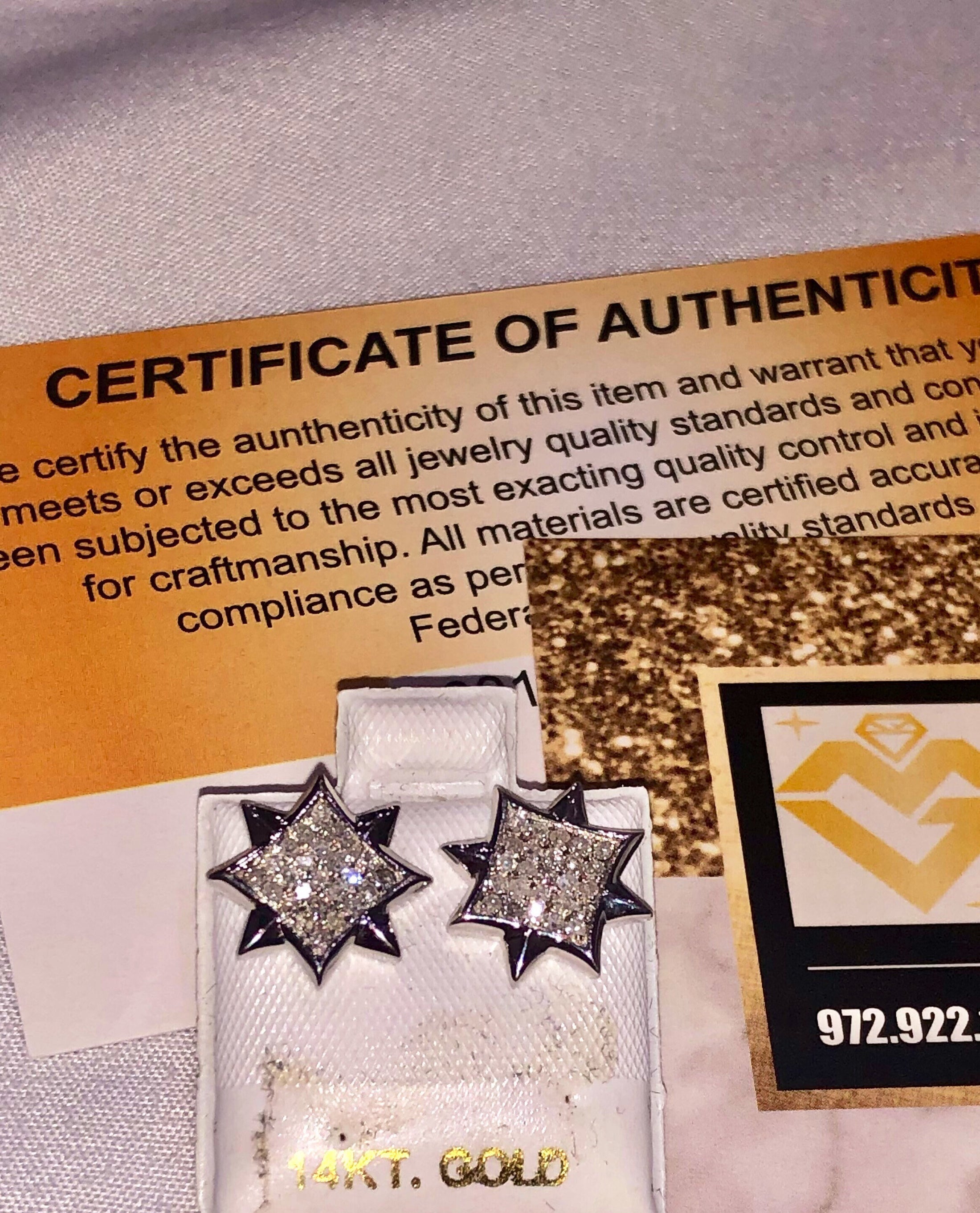 Real Diamond mesmerizing earrings, unique beautiful design, 100% natural genuine diamonds, best Christmas occasions, unisex earrings