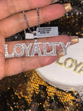 Cargar la imagen en la vista de la galería, 10k solid Gold vermeil LOYALTY pendant, 100% real genuine diamond charm for men women, authenticity card incl, custom iced out hiphop charm
