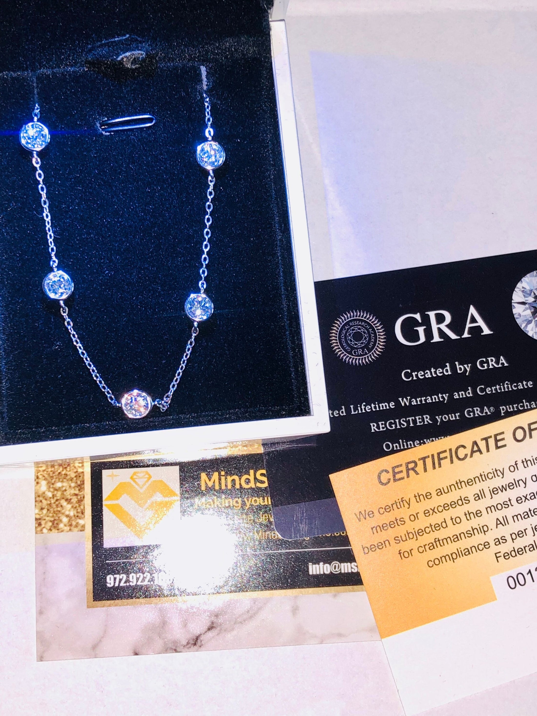 GRA Certified 2.50 carat solitaire moissanite diamond necklace, GRA document included, stunning necklace, 100% passes diamond test, Gift,