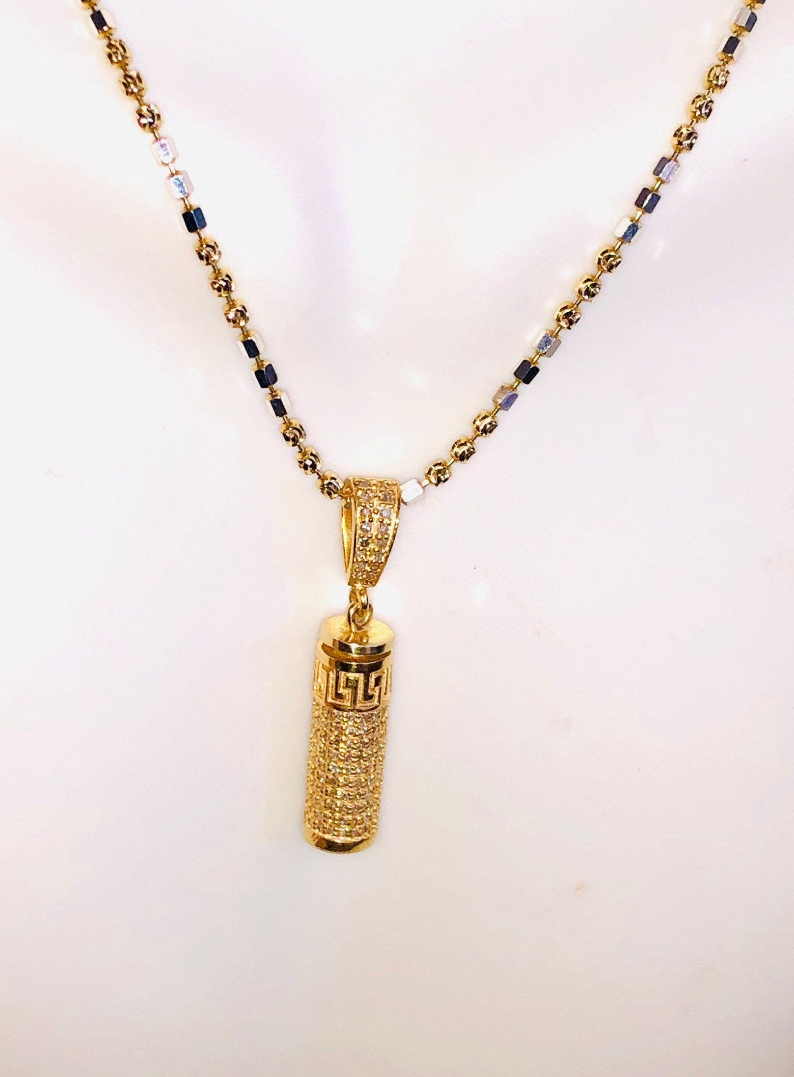 Real Diamond Cremation Urn Necklace For Women | Urn Necklace For Human Ashes Real Gold Vermeil | 10k Gold | Ash Holder pendant | Urn Jewelry