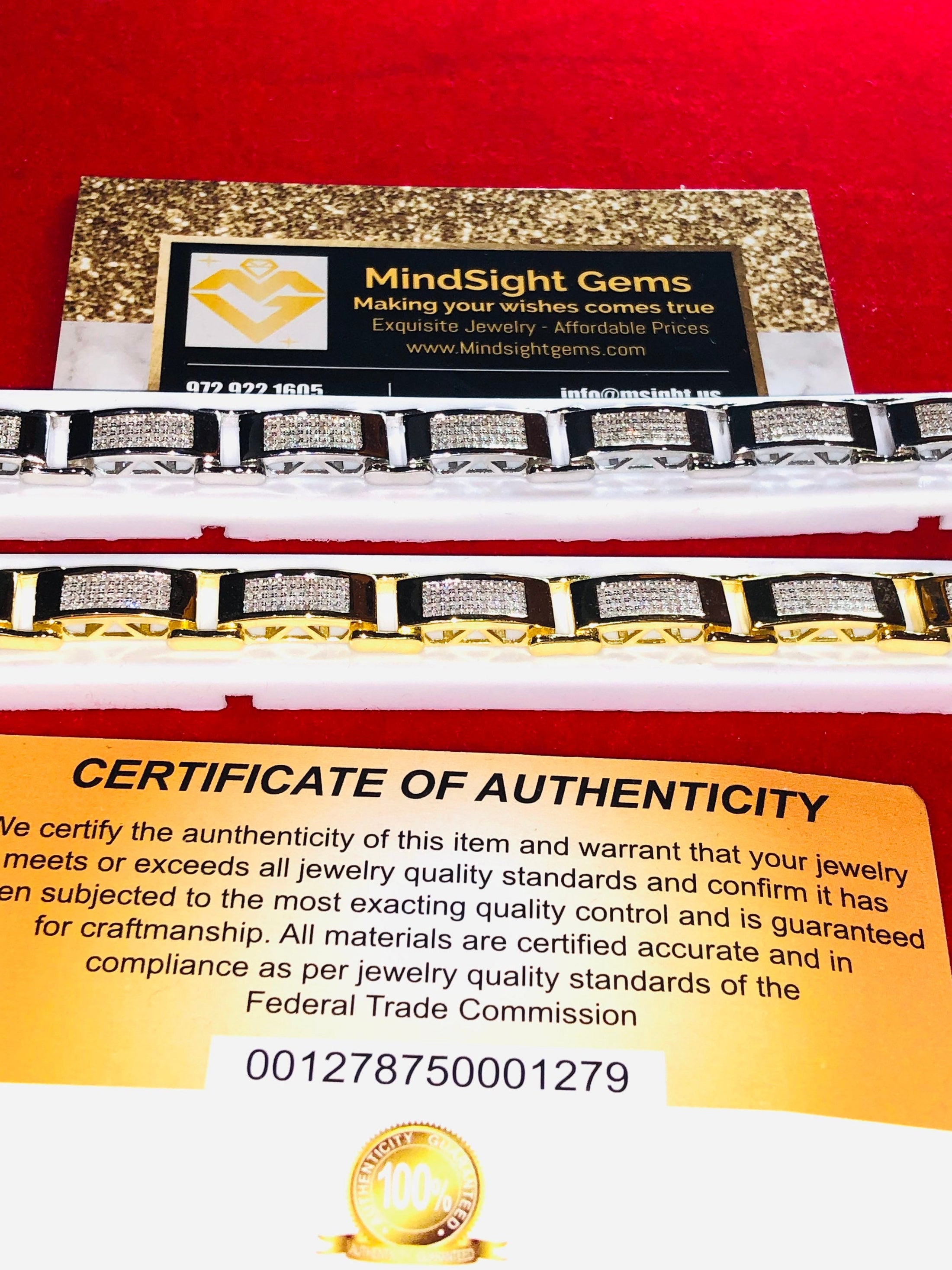 Biggest sale of the year, Real diamond custom bracelet, Free appraisal, 100% natural diamonds gifts for him, Gift for men, 14k Gold Vermeil