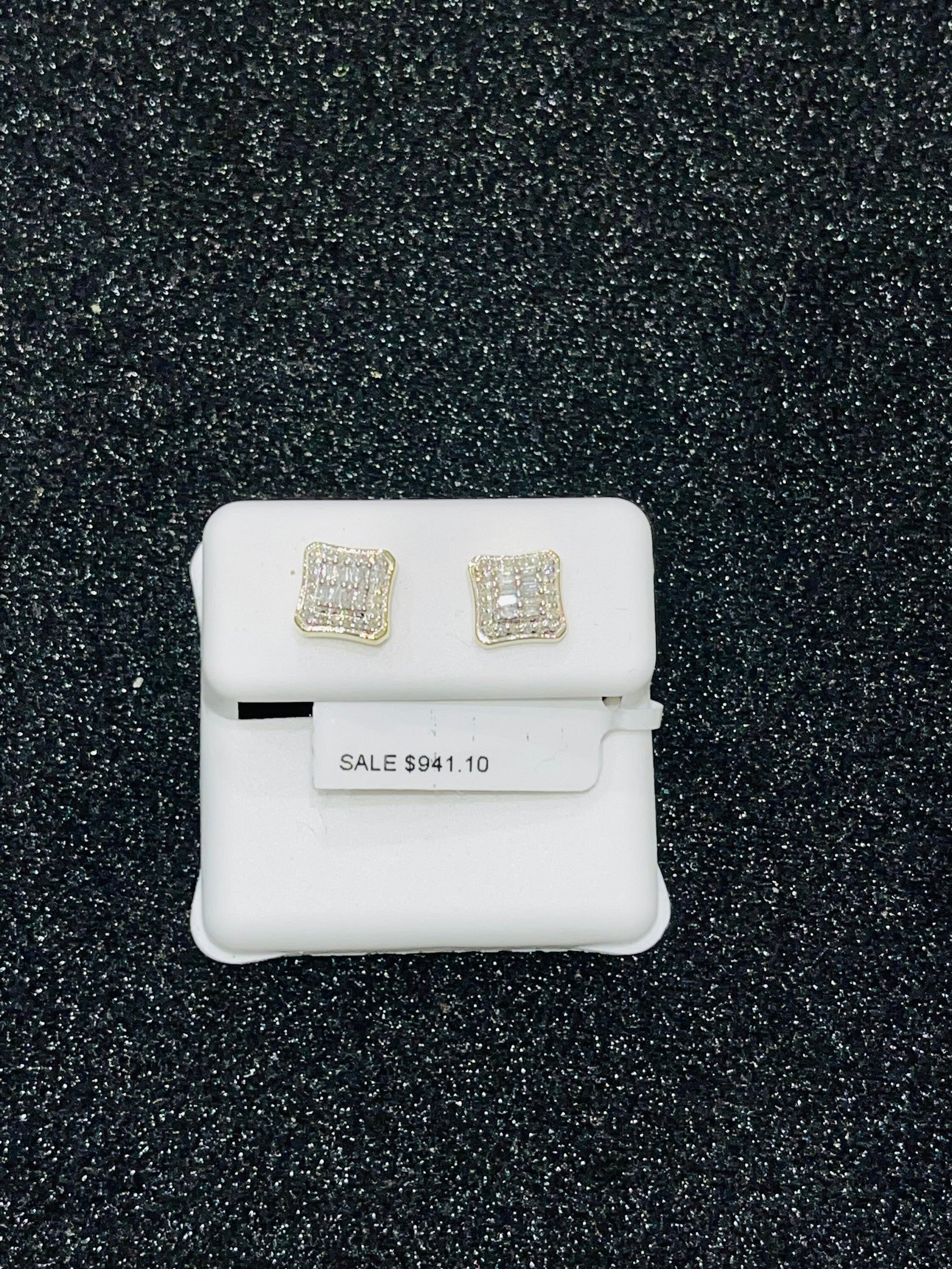 Luxury Diamond Studs | 10k Gold | Real Gold | Diamond Earring | For Him | For Her | Christmas Gift