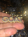 Load image into Gallery viewer, GOAT Pendant | Greatest of All Time | 10K Gold Vermeil | Diamond Pendant | For Him | For Her | Christmas Gift
