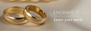 Engraving - Customization & Personalization Add on Service - Ring Engraving, Front / Back Engraving, Laser Engrave Any Metal, Any Jewelry