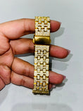 Cargar la imagen en la vista de la galería, Luxury Diamond Apple Watch Bezel | 49mm Ultra Series | GRA Certified VVS | 14k Gold Vermeil Lab Grown 925 Stamped bezel for all Apple Watch
