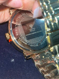 Cargar la imagen en la vista de la galería, Luxury Men’s Diamond Watch - 100% Natural Diamonds - Stainless Steel - Water Resistant - Japan Dial - Gift Box Included
