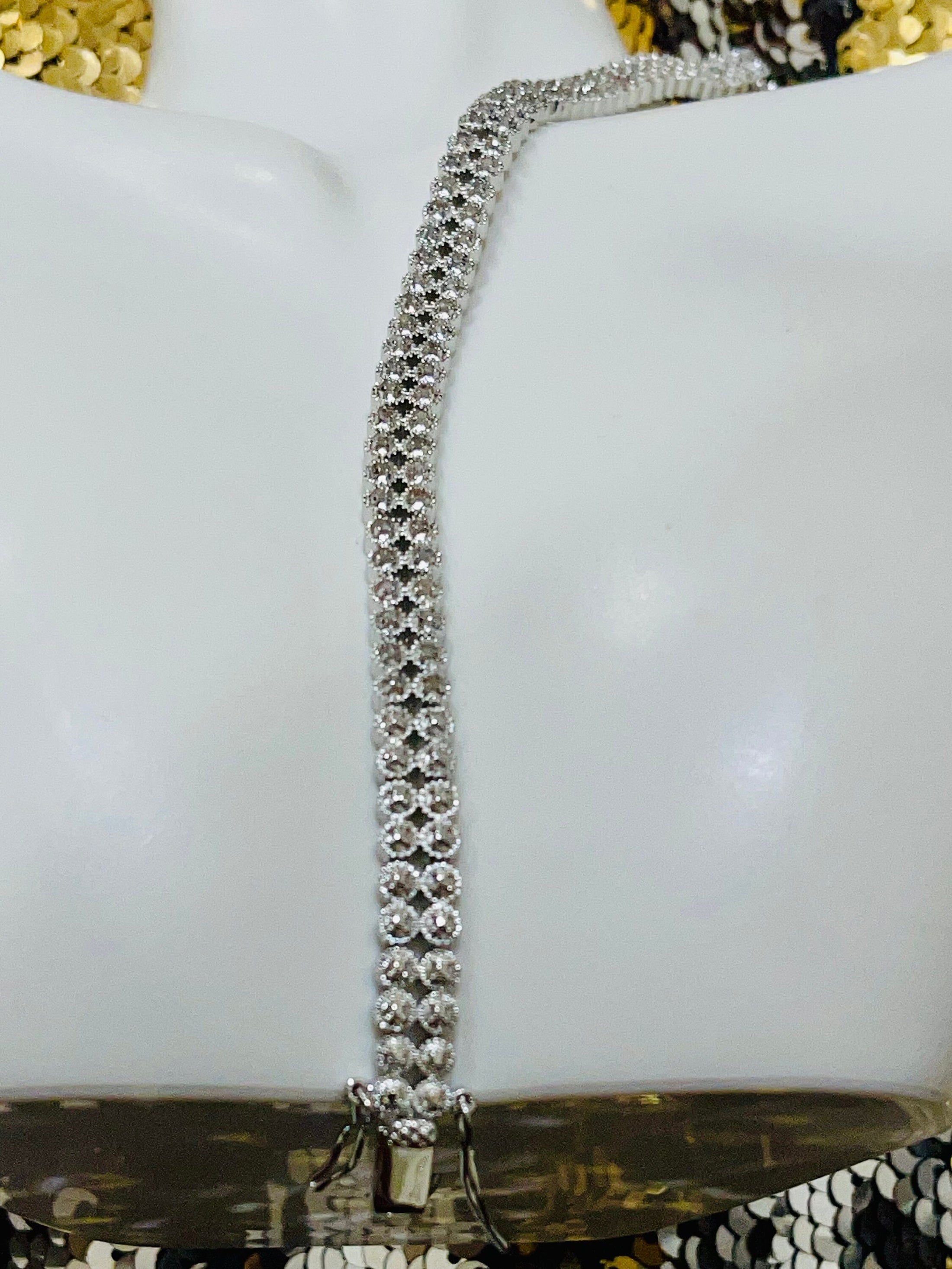 Real Diamond Tennis Bracelet for her, 1 Ct natural Genuine diamond bracelet gift for women, Christmas, Bridal, Wedding, Anniversary, Jewelry
