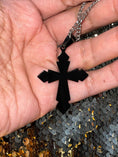 Load image into Gallery viewer, Real diamond cross pendant charm, FREE CHAIN, Genuine diamond pendant for men Gift for men Black Friday Sale Christmas Gif Affordable Gift
