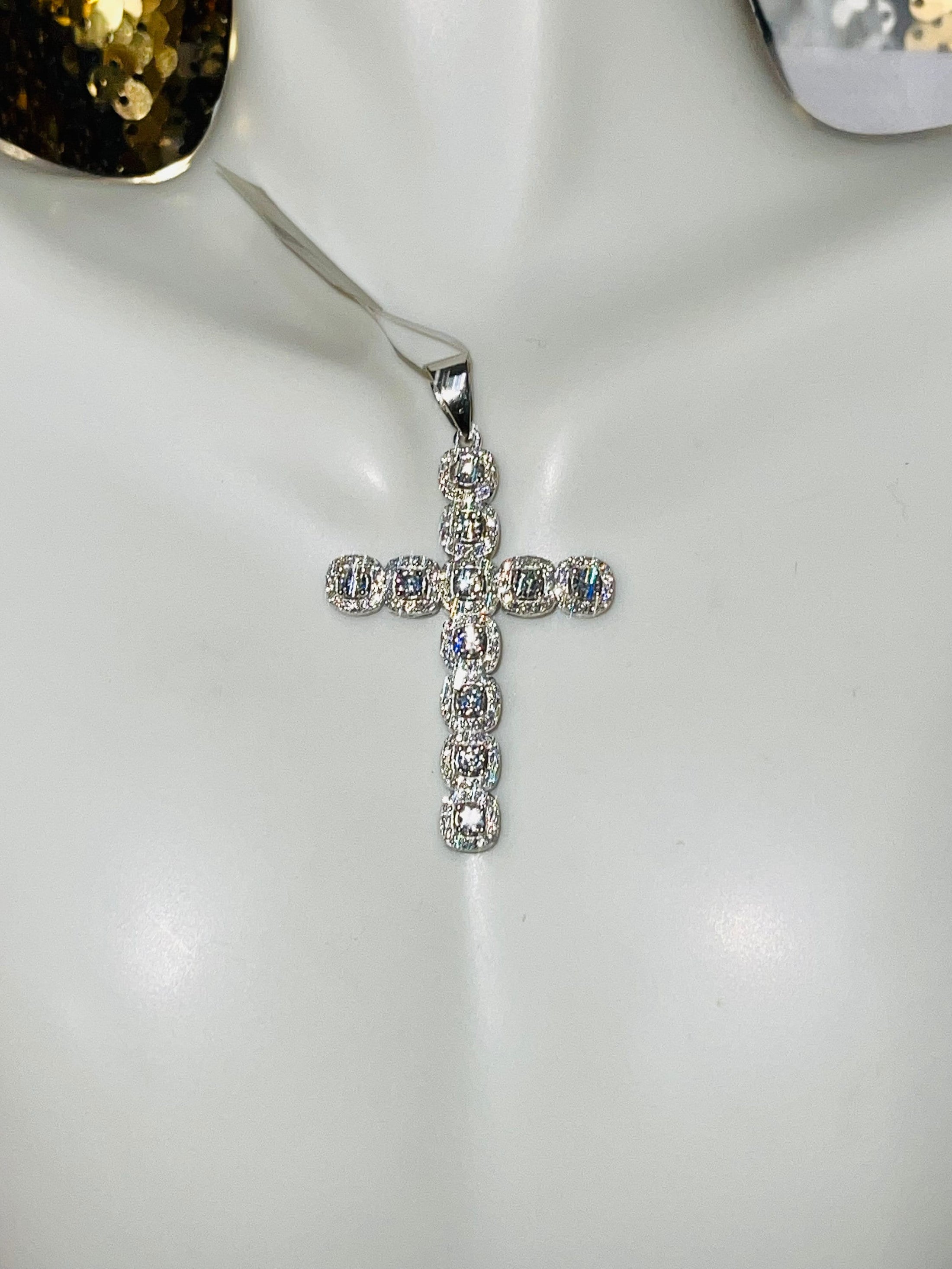 GRA Certified VVS Lab Diamond Cross Pendant | Custom Cross Charm | 100% Passes Diamond Test | Best Gift For Him/Her | Christmas, Birthday,