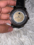 Cargar la imagen en la vista de la galería, Real Diamond watch - Men's Diamond Watch - Genuine 1/10 Carat Natural Diamonds - Perfect Gift for Him, Anniversary, Birthday, Christmas Gift
