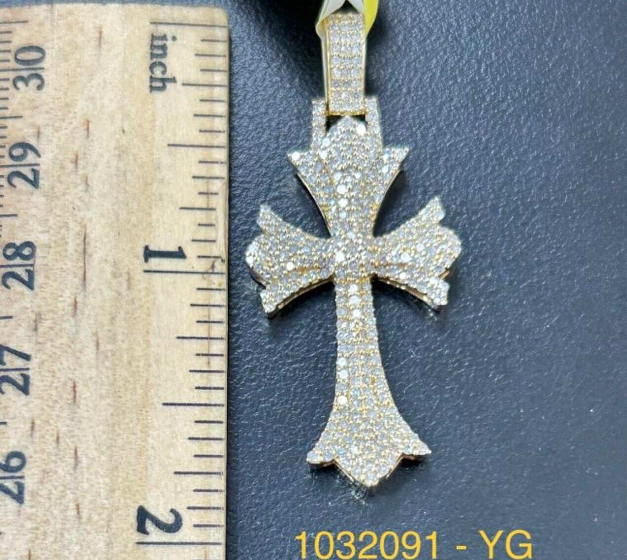 10k Solid Gold Real Diamond Cross Pendant Genuine Diamonds | Free Appraisal | Large collection of Custom Cross Jewelry Charms For men, Cross