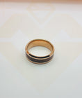 Load image into Gallery viewer, Stunning 14k Gold Vermeil Men's Wedding Band, Unique Tungsten Design - Eye of the Tiger, Wedding Band, Engagement Ring Men promise ring Sale
