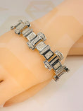 Cargar la imagen en la vista de la galería, Genuine Real diamond bracelet for men, Best gift for him, Natural diamond custom made exclusive style bracelet for him, 100% real diamonds,
