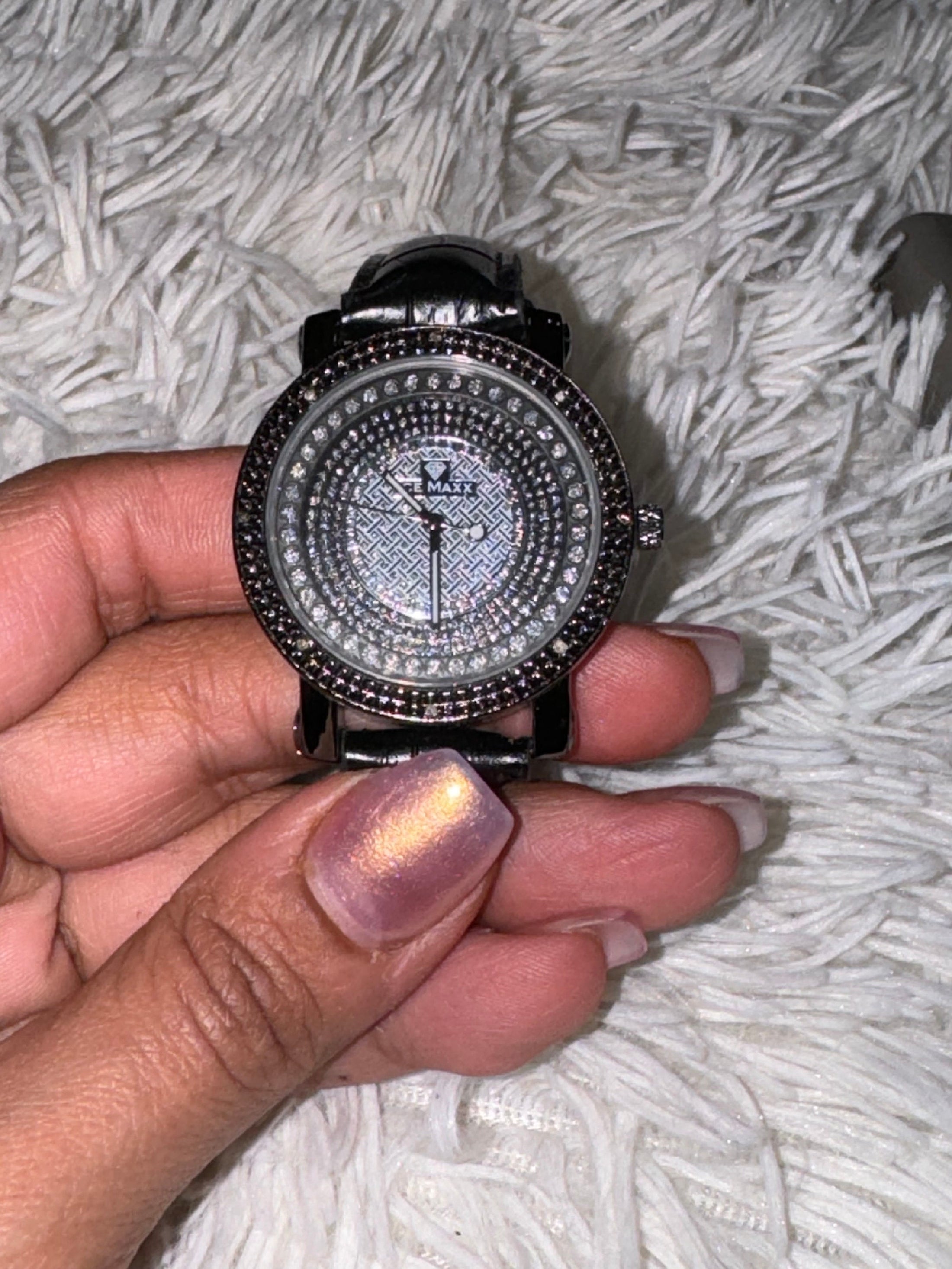 Real Diamond watch - Women Diamond Watch - Genuine 1/10 Ctw Natural Diamonds - Perfect Gift for Her, Anniversary, Birthday, Christmas Gift