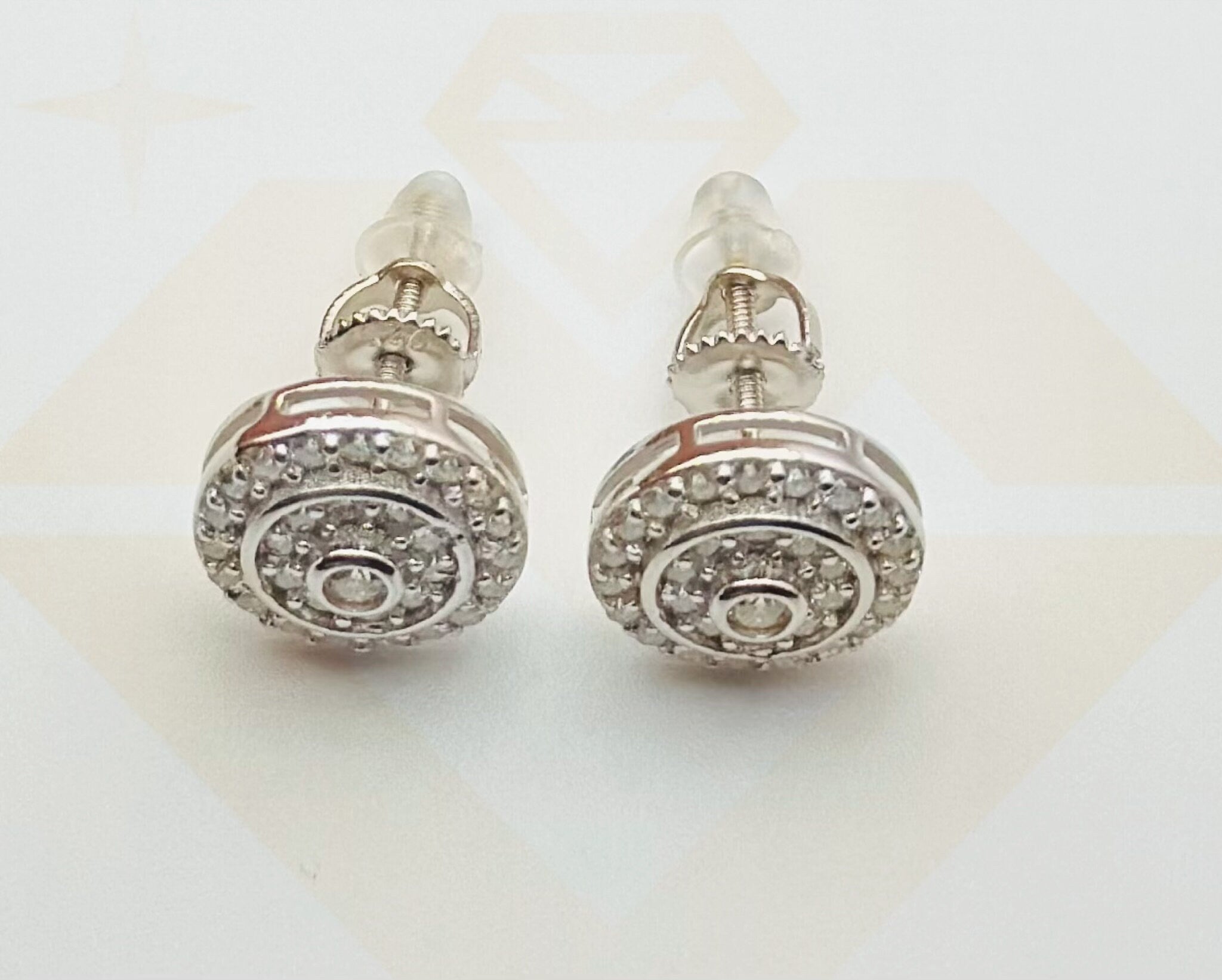 Diamond Earrings 14k Gold Vermeil |VVS Studs | VVS Gra Certified | Unisex | Christmas Gift | 100% passes Diamond Testers Best gift for Him
