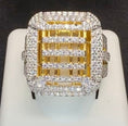 Cargar la imagen en la vista de la galería, VVS Certified Lab Diamond Iced out Ring | VVS Real Moissanite | Hip Hop Ring | 100% Pass Diamond Tester| Statement Ring | Gift for Him/Her

