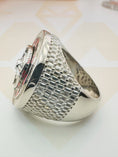 Load image into Gallery viewer, 14k Roulette Ring 3D Design VVS Diamond, Casino Ring, Gamble Las Vegas Roulette Ring, Men Unique Custom Ring, Gambler Gift Fun Spinning ring
