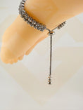 Cargar la imagen en la vista de la galería, 2cttw Natural diamond Bolo bracelet, adjustable 2 cttw real diamond Bolo Double row diamond tennis bracelet gift for her Friendship Bracelet
