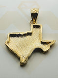 Load image into Gallery viewer, 10k Solid Gold TEXAS Flag Charm, The Lone Star State Pendant, Men Women His Hers Texas Necklace, Houston, Dallas, Austin, Texan Cowboy Gifts
