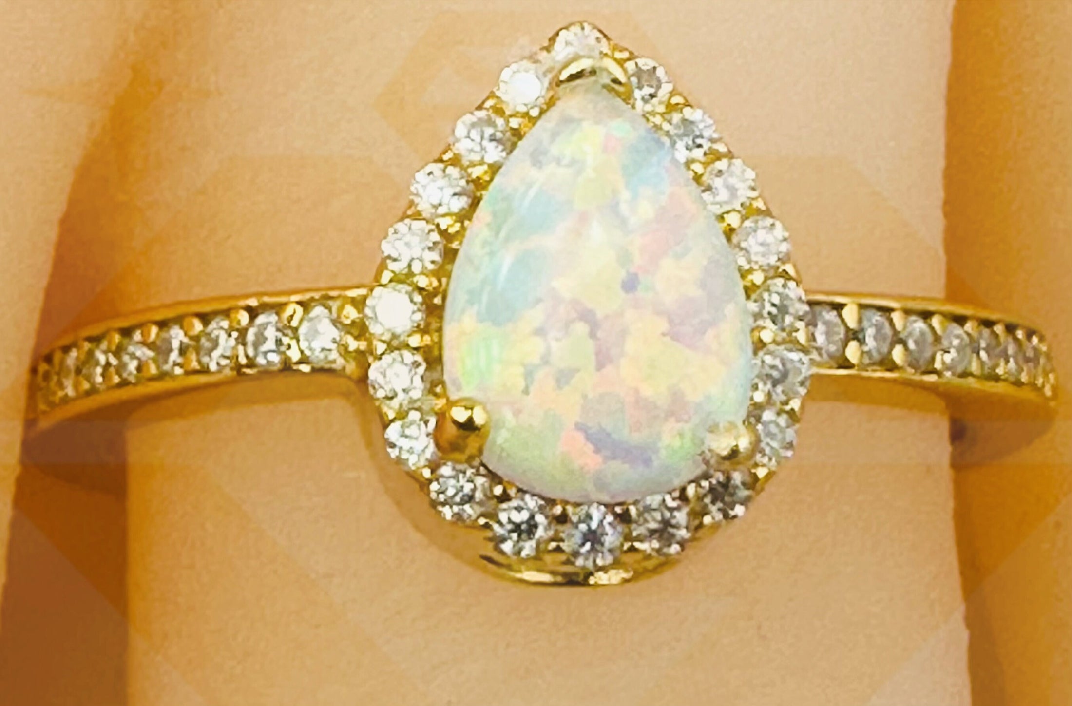 Natural Opal Urn Ring, Vvs Diamond Cremation Urn ring, Ash Holder, Keepsake jewelry, GRA Certified, 14k Gold vermeil, Passes Diamond test